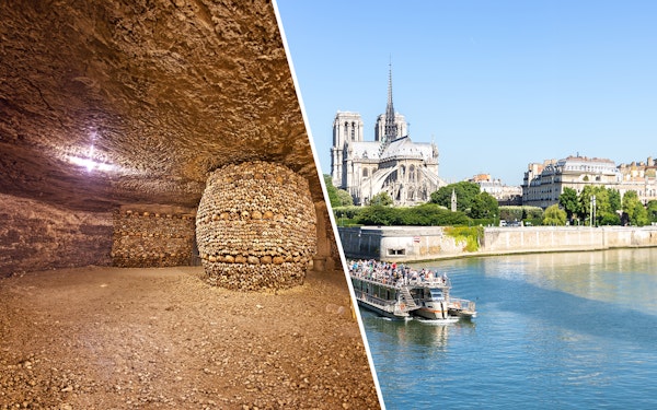 Combo: Catacombs Tickets + Seine River Cruise