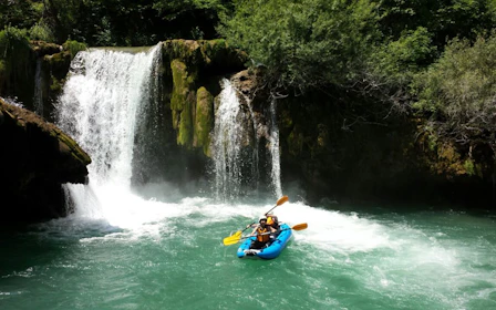 Kayaking Mreznica Canyon