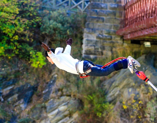 Visitors enjoying the Atan's Jump at ESCAPE Penang, Malaysia.