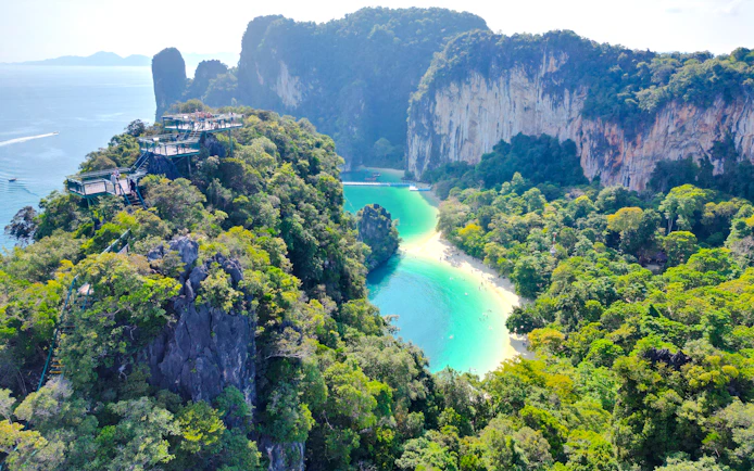 From Railay: Private Longtail Boat Island-Hopping Tour