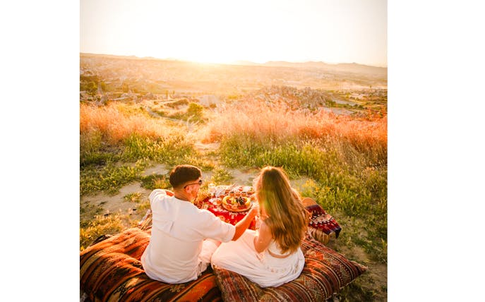 pique-nique privé au coucher du soleil en cappadoce, avec prise en charge à l'hôtel et retour à l'hôtel-1