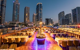 Dinner Cruise on a traditional Dhow through the Dubai Marina