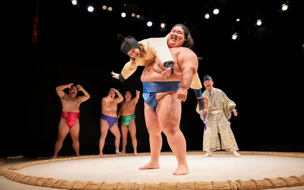 Spettacolo di sumo e cena kaiseki su un ring a grandezza naturale — Una serata elegante · Ginza, centro di Tokyo