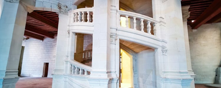 double helix staircase chambord