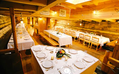 Dining setup on S/S Christiania for summer evening cruise in Oslo.