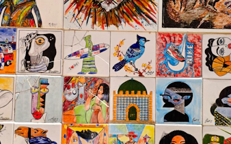 essaouira private ceramic painting class for two-4