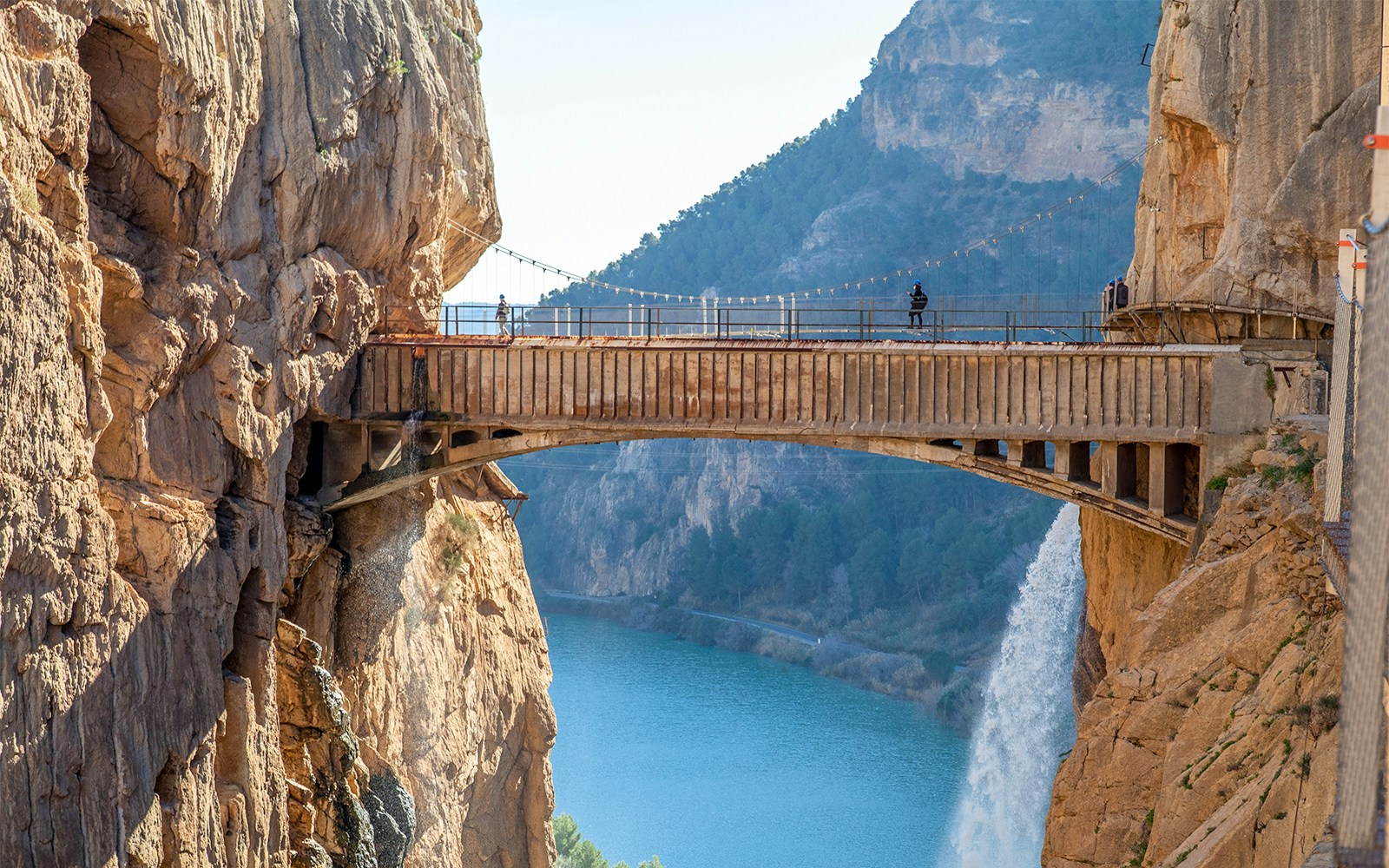 El puente de los suspiros Caminito del Rey