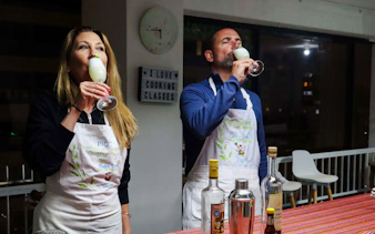 lima pisco sour and passion fruit cocktail-making class-2