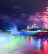 Pokaz oświetlenia w Parku Stanowym Niagara Falls