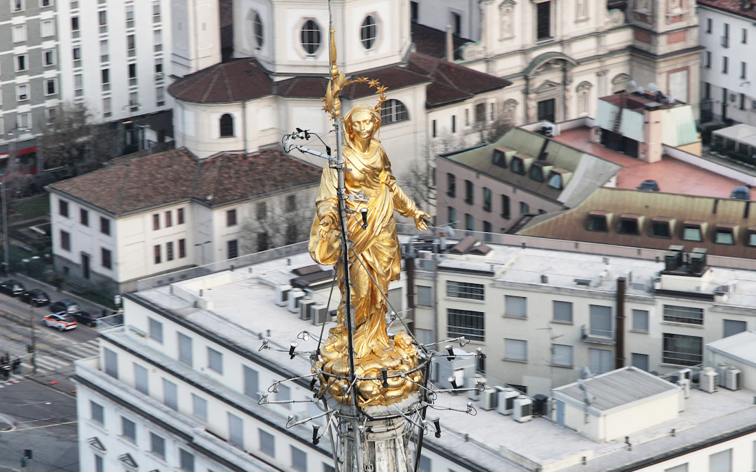 Madonnina Duomo In Milan Madonnina Duomo In Milan