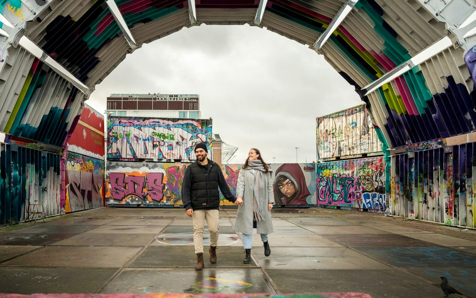 Professional photoshoot at NDSM, Amsterdam