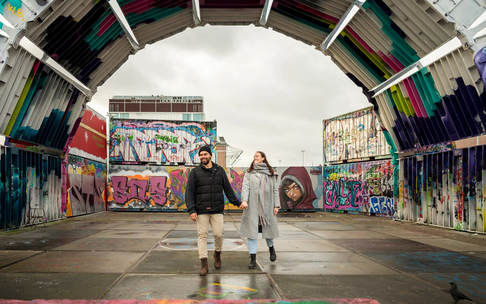 Professional photoshoot at NDSM, Amsterdam