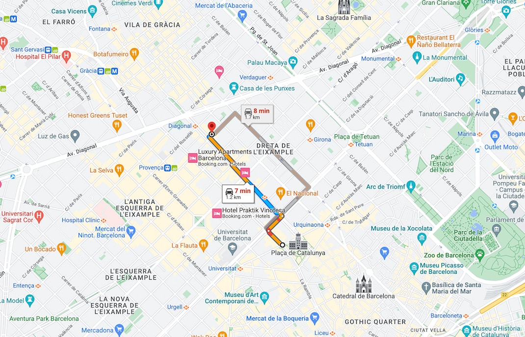 Getting to Casa Milà