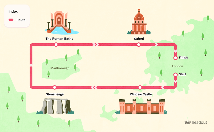 Windsor day trips from London (Stonehenge, OXford, Bath)