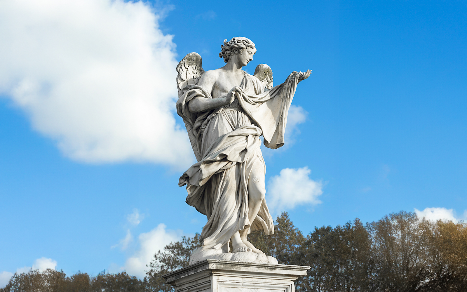 Ponte Sant'Angelo Angel with Sudarium