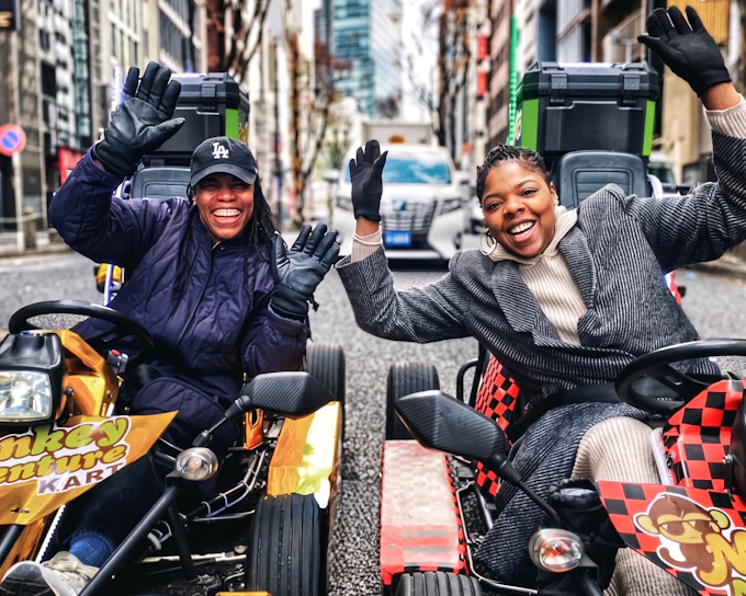 Tokyo: Shibuya, Harajuku & Shinjuku 75-Min Go-Karting Experience by Monkey Kart