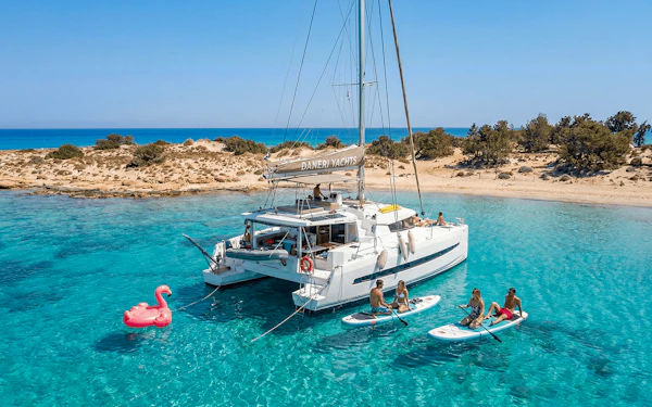 From Lerapetra: Chrissi Island Afternoon Luxury Catamaran Cruise 