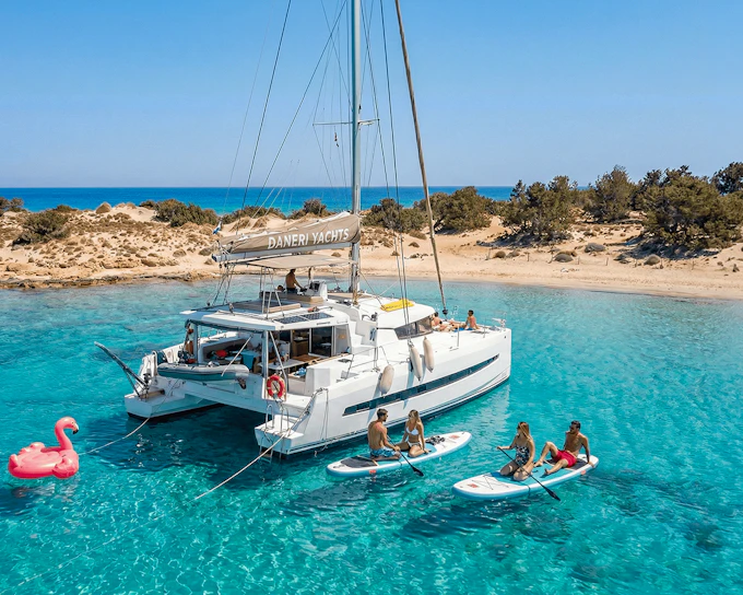 From Lerapetra: Chrissi Island Afternoon Luxury Catamaran Cruise