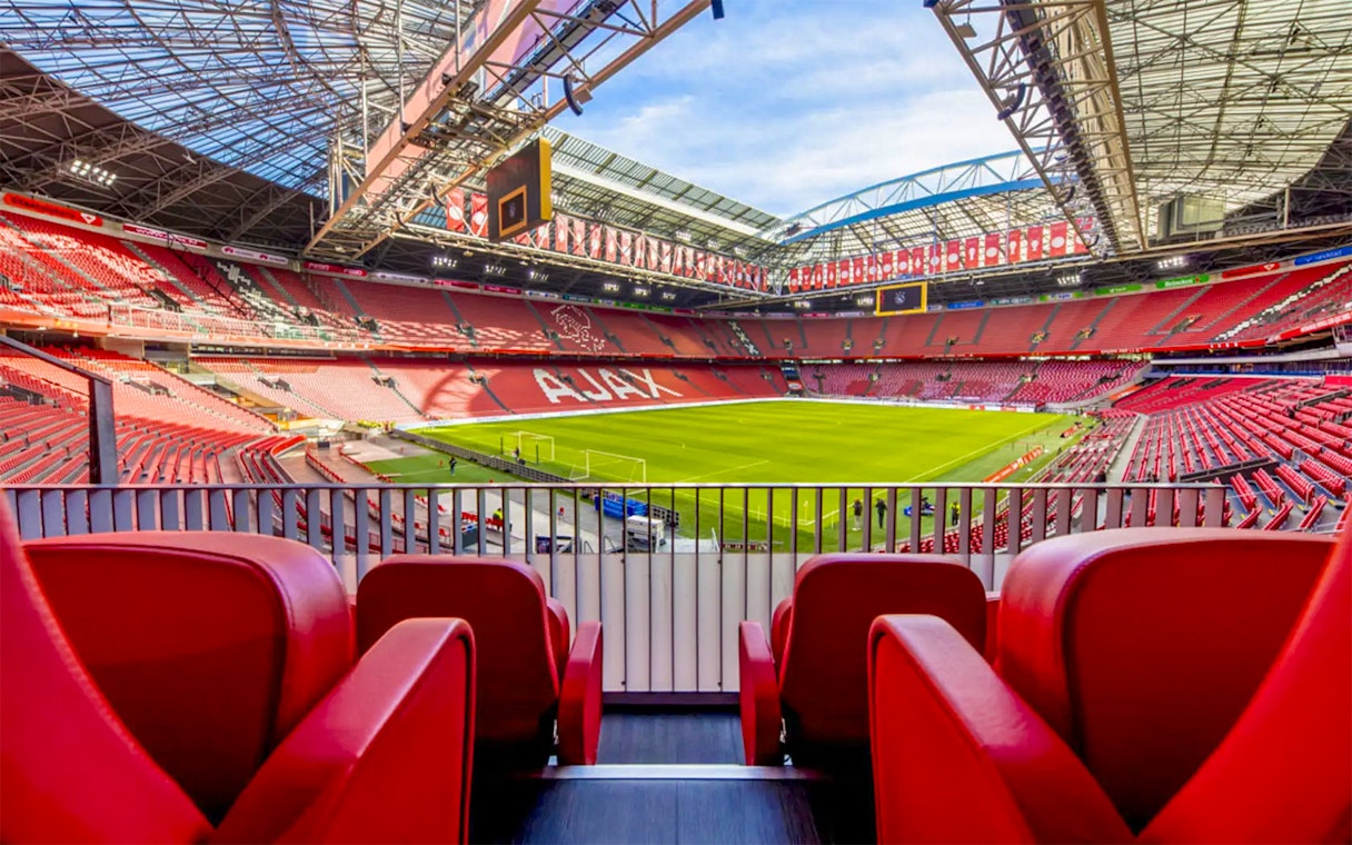 Skybox view of Johan Cruijff ArenA during Classic Tour in Amsterdam.
