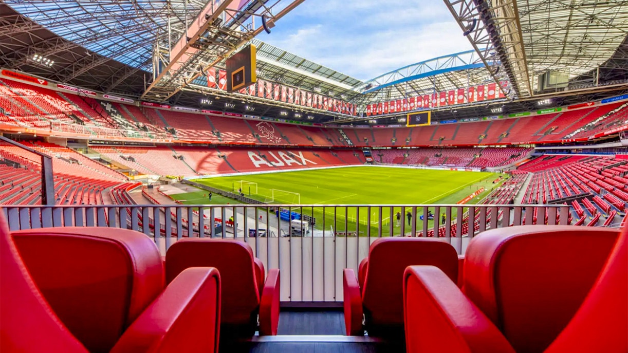 Skybox view of Johan Cruijff ArenA during Classic Tour in Amsterdam.