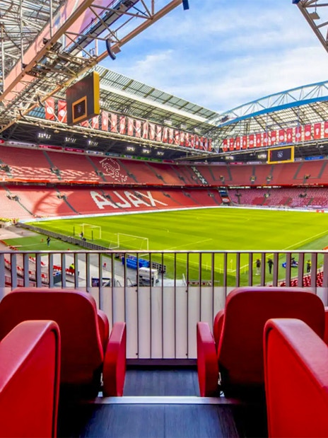 Skybox view of Johan Cruijff ArenA during Classic Tour in Amsterdam.