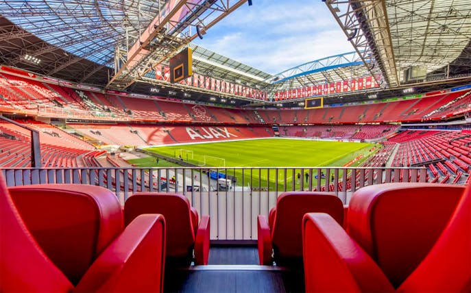 Skybox view of Johan Cruijff ArenA during Classic Tour in Amsterdam.