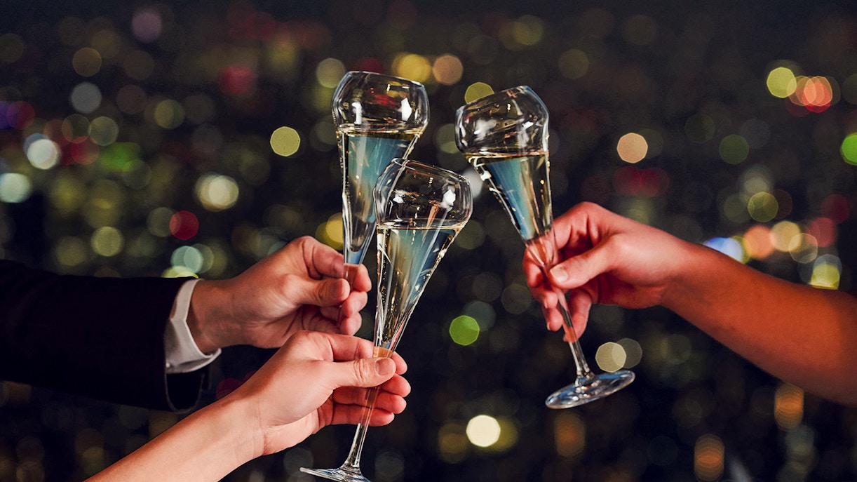 Tokyo skyline view from Sky Restaurant 634 during Tost Grand Room Luxe Dinner experience.