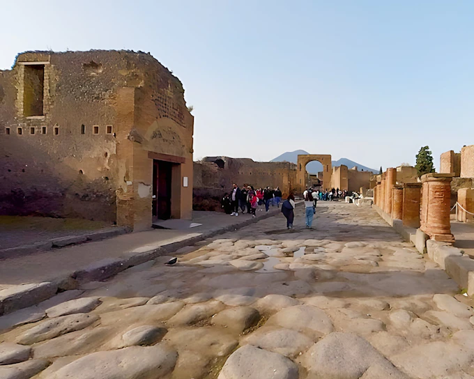 From Sorrento: Pompeii & Mt. Vesuvius Day Trip with Transfers