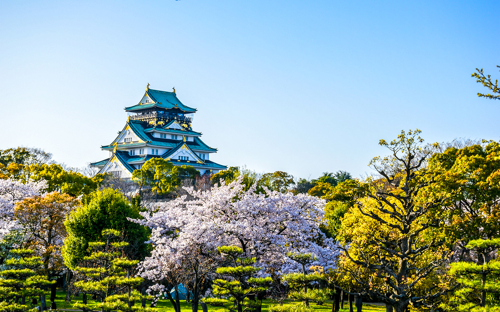 Inside Osaka Castle