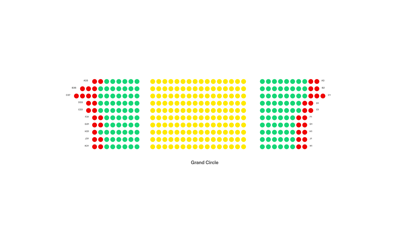 Abbildung des 2. Rangs des His Majesty’s Theatre