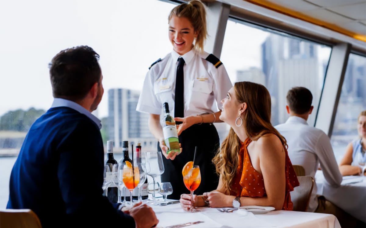 sydney harbour top deck 2-course long lunch cruise-5 sydney harbour top deck 2-course long lunch cruise-5
