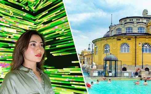 Combo: Szechenyi Dayspalm + Light Art Museum Tickets