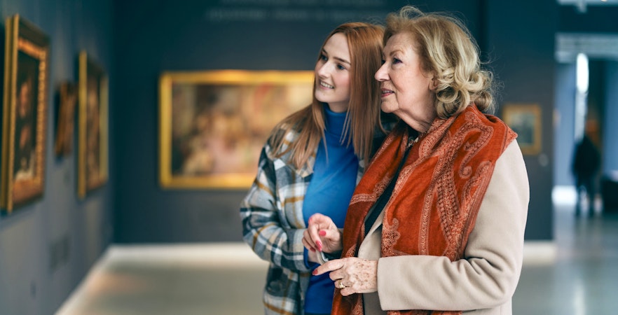 People exploring Museu de l'Art Prohibit in Barcelona