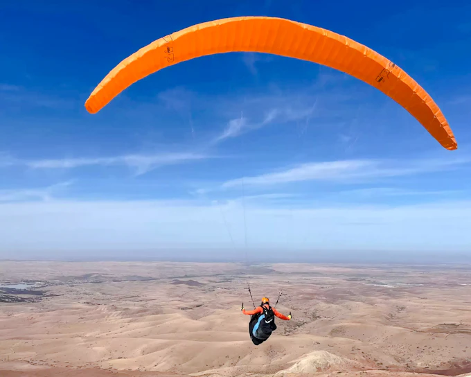 Marrakech Tandem Paragliding Flight with Atlas Mountain Views
