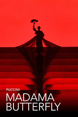 Opera performance of Madama Butterfly at a grand theater in Rome, Italy.