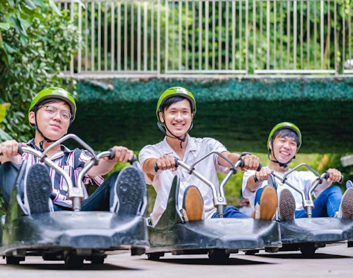 skyline view from Skyline Luge Singapore ride.