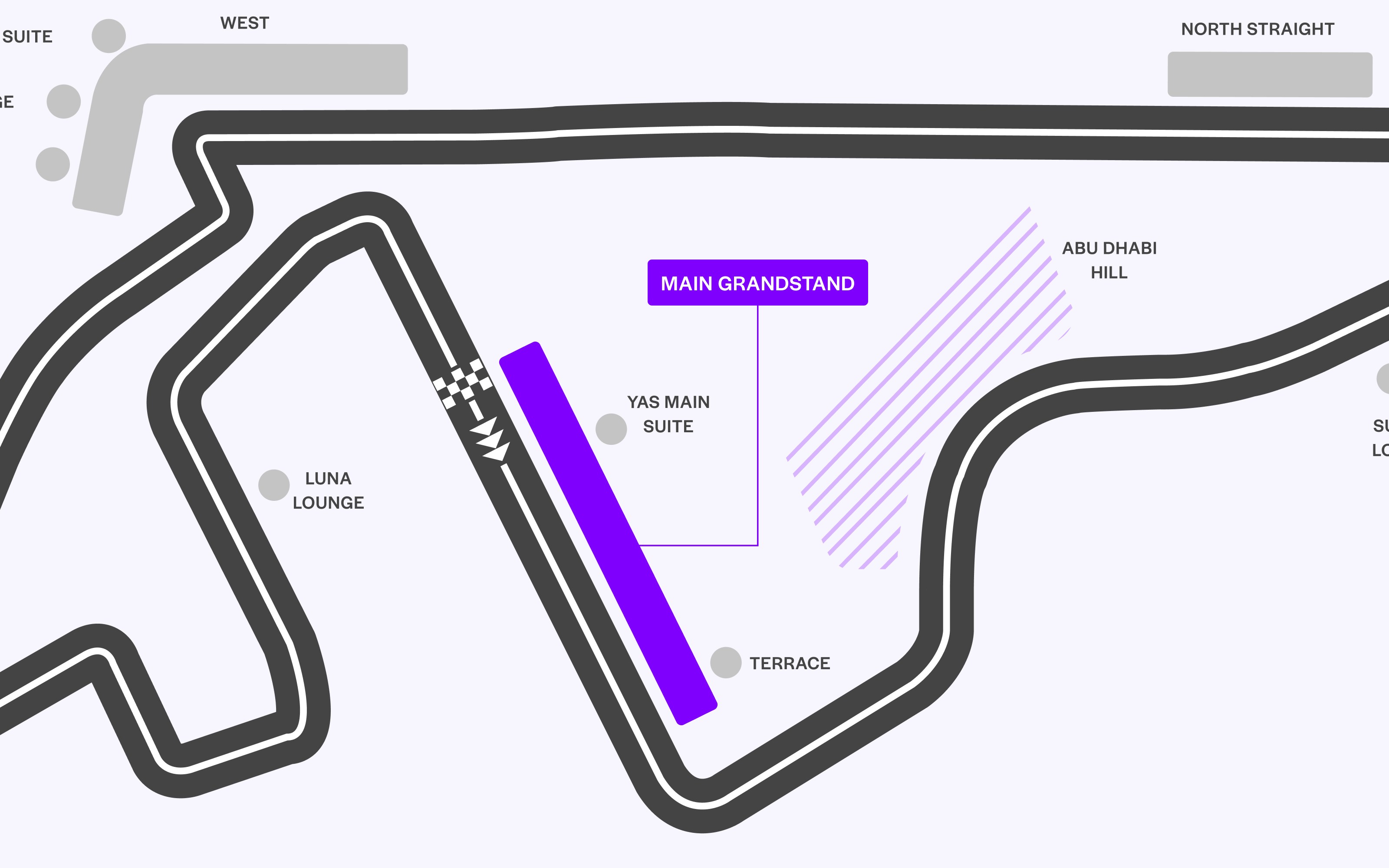 Formula 1 Abu Dhabi Grand Prix 2024 seating plan