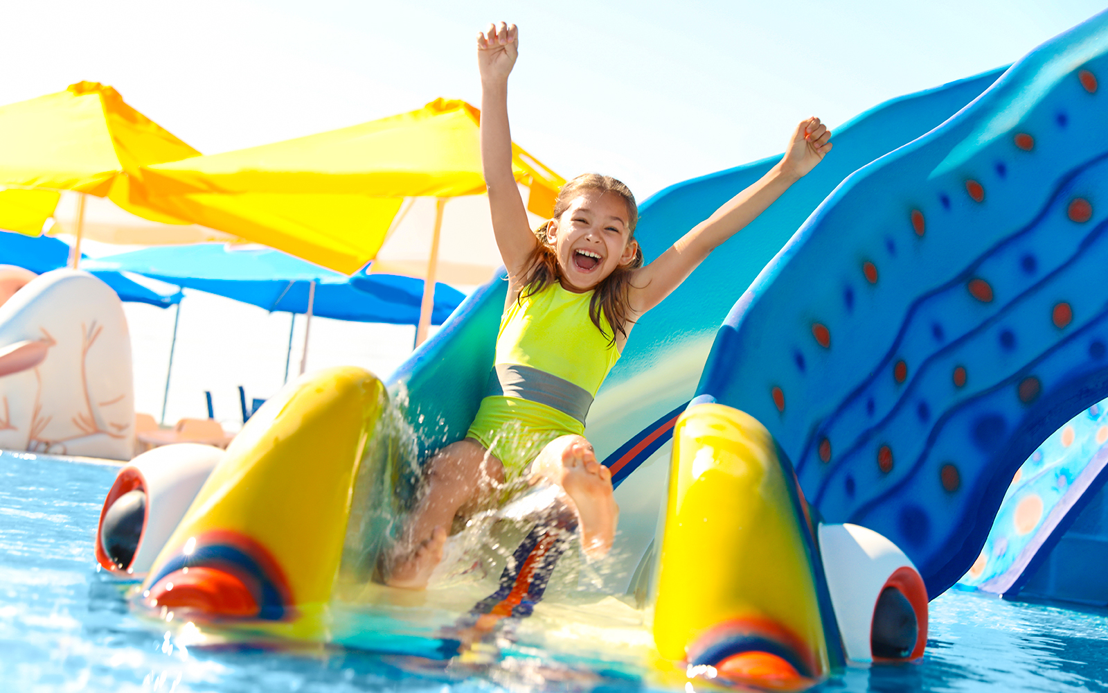 Waterslide at Splash Mania, Gamuda Cove
