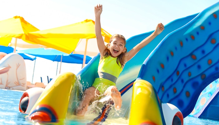 Waterslide at Splash Mania, Gamuda Cove