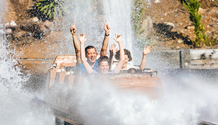 Wild West Falls Adventure Ride at Warner Bros. Movie World, Gold Coast