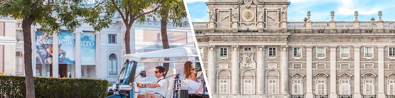 Combo: Biglietti Salta la Fila per il Palazzo Reale di Madrid + Tour di benvenuto in Tuk-Tuk di 2 ore