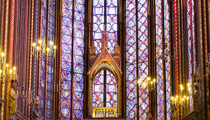 Sainte Chapelle About. Upper Chapel