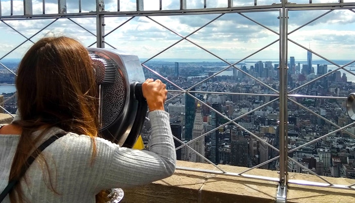 view from 86th floor of Empire State Building