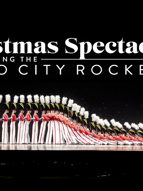 Radio City Rockettes performing in Christmas Spectacular show.