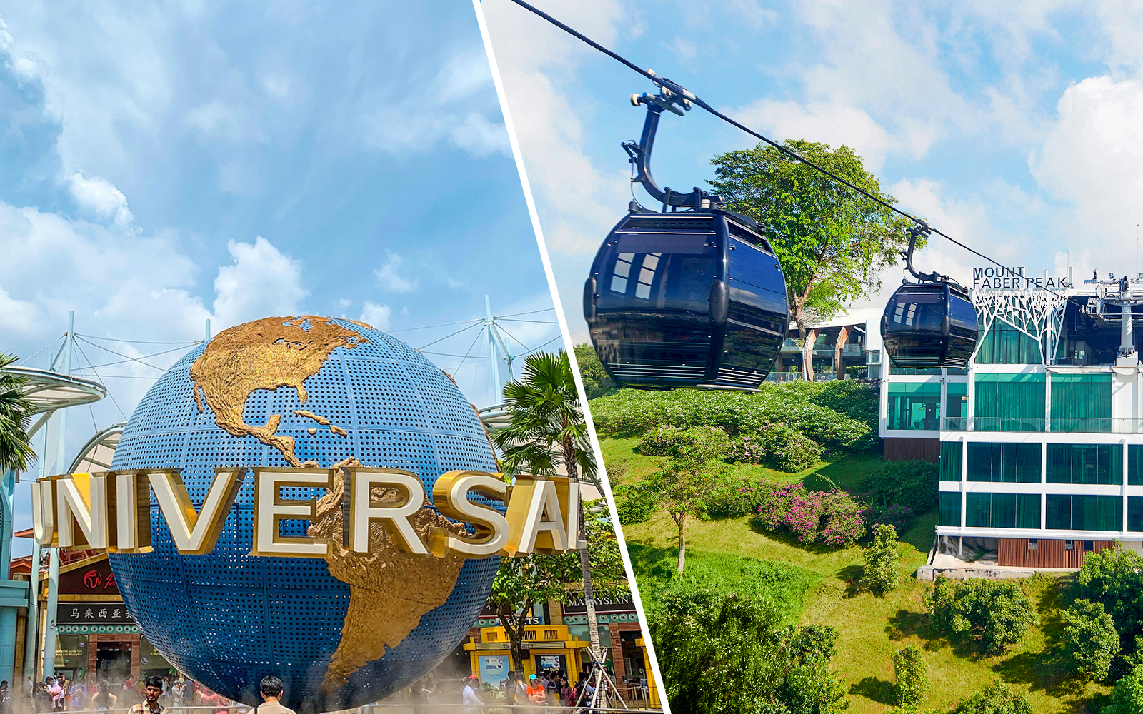 Combo (Save 11%): Singapore Cable Car Round-Trip Sky Pass + Universal Studios Skip-the-Line Tickets