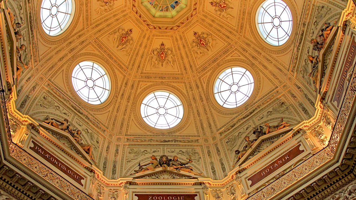 Beautiful ceiling at the Natural History Museum
