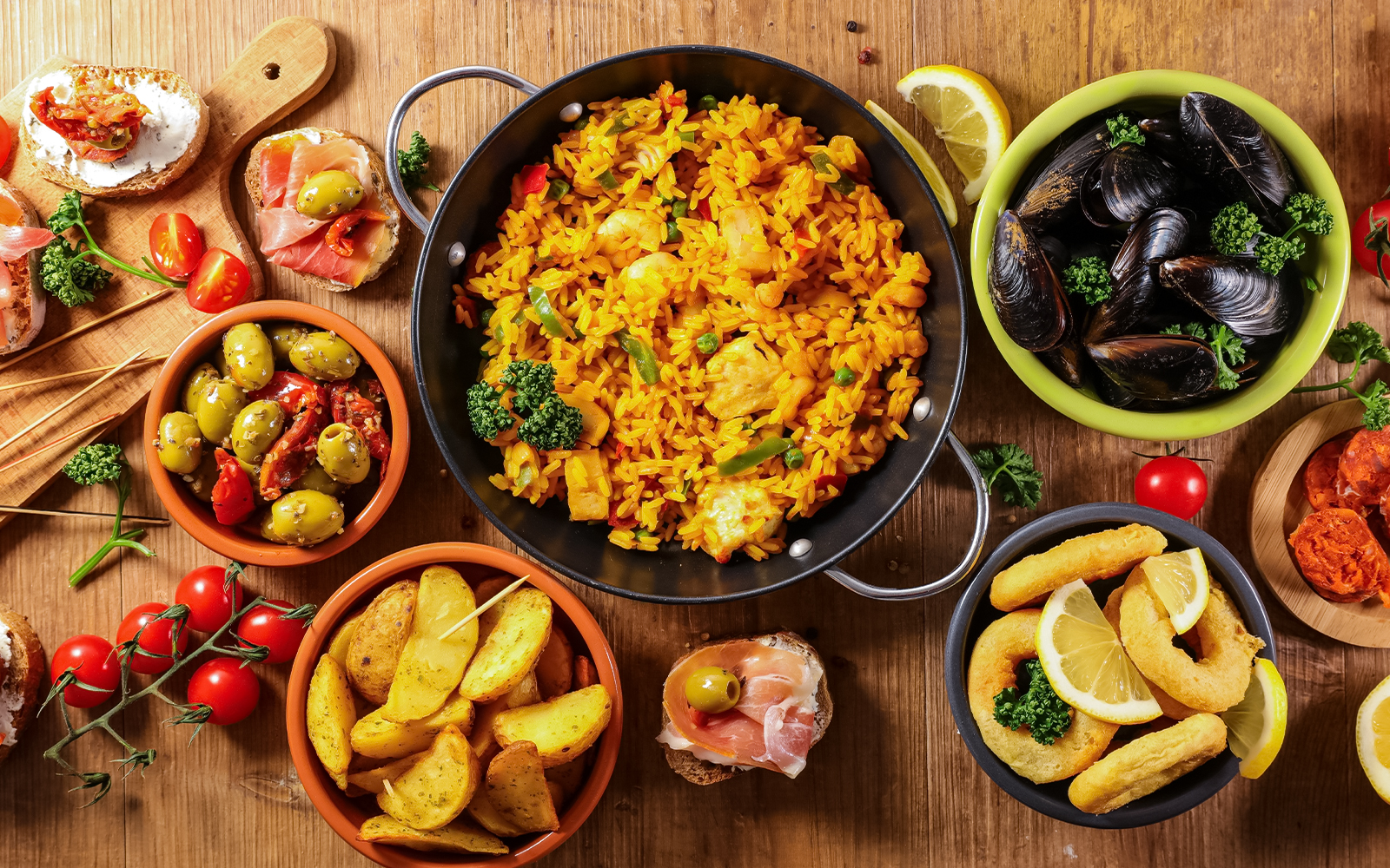 spanish cuisine food at real madrid world dubai