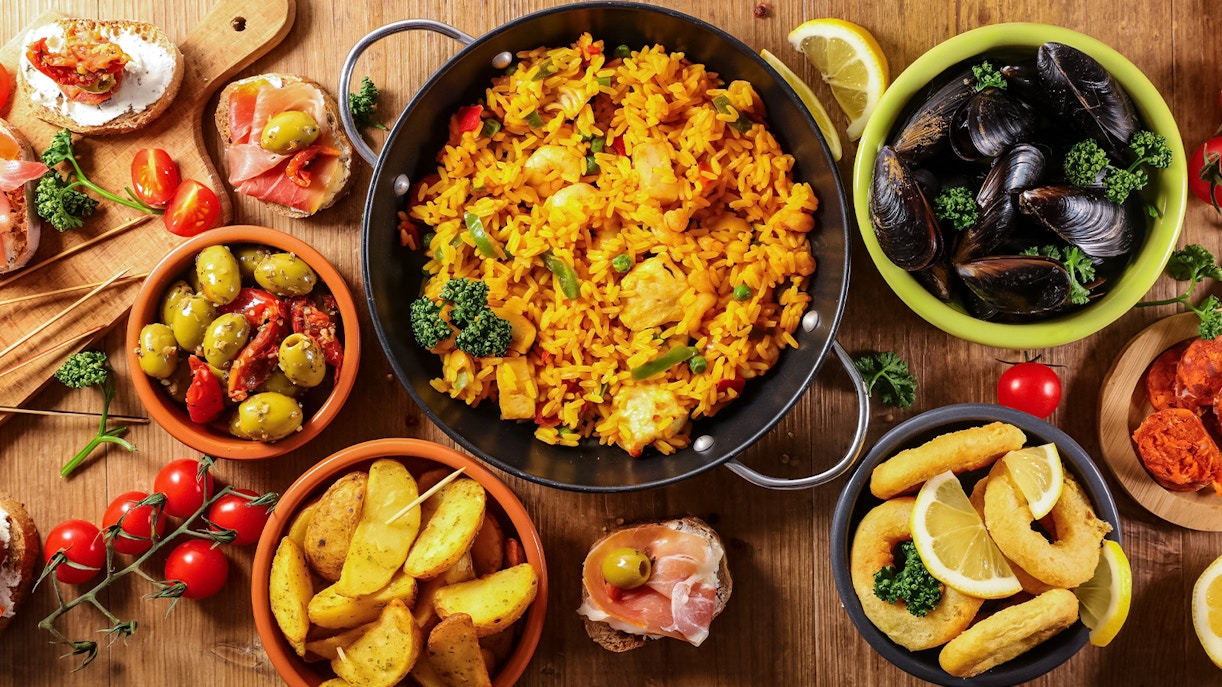 spanish cuisine food at real madrid world dubai