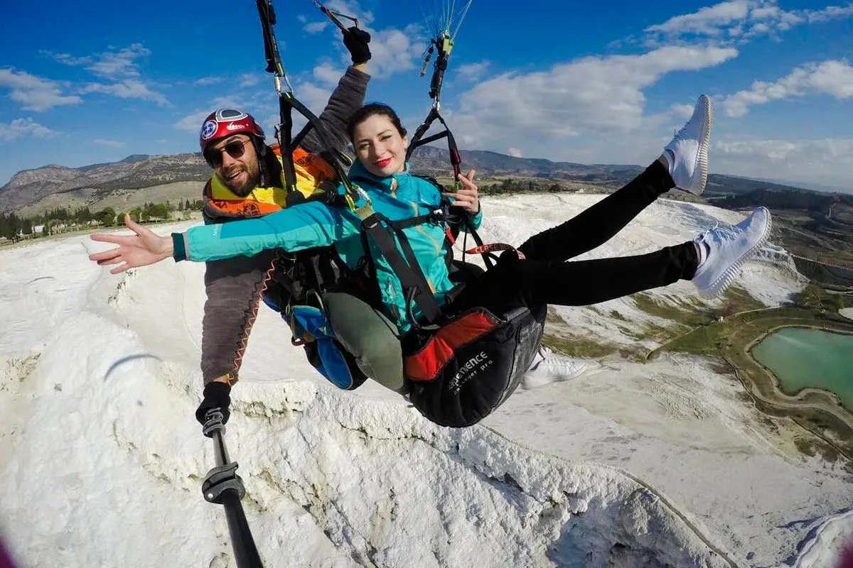 pamukkale: parapente em dupla sobre hierápolis e as travertinas de pamukkale-1