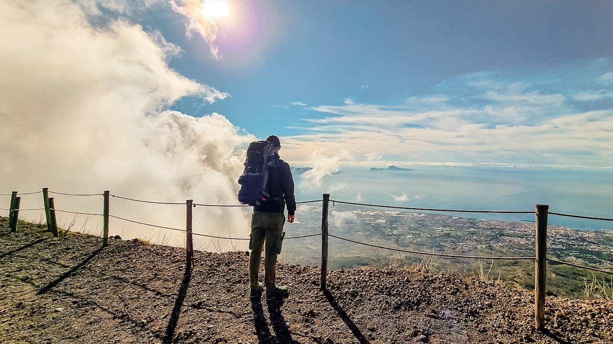 timings of Mount Vesuvius